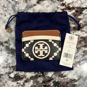 Brand new Tory Burch Embossed Card Case with tag and dust bag!